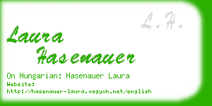 laura hasenauer business card